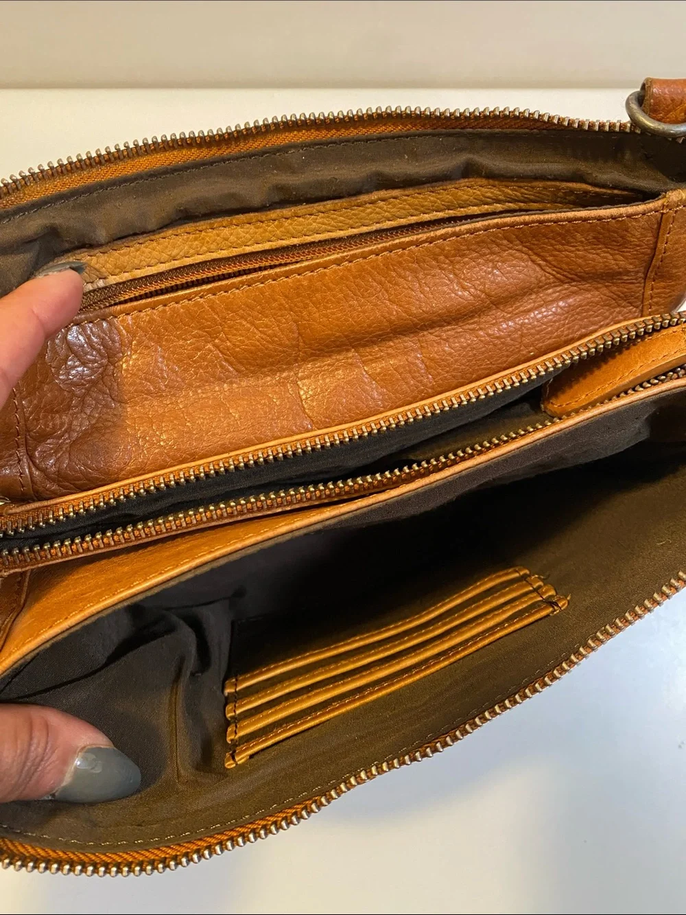 Oak & Tan tan leather